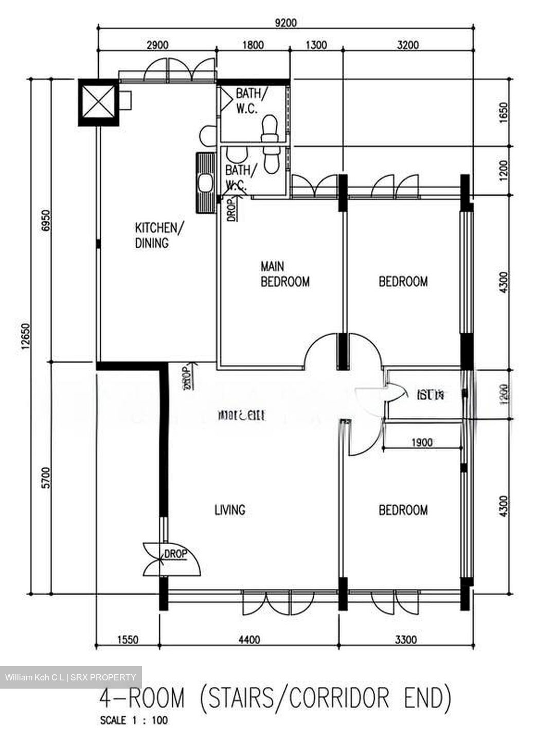Blk 2 Haig Road (Geylang), HDB 4 Rooms #570646001